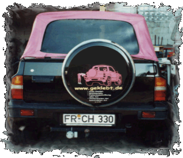 Fahrzeugaufkleber.